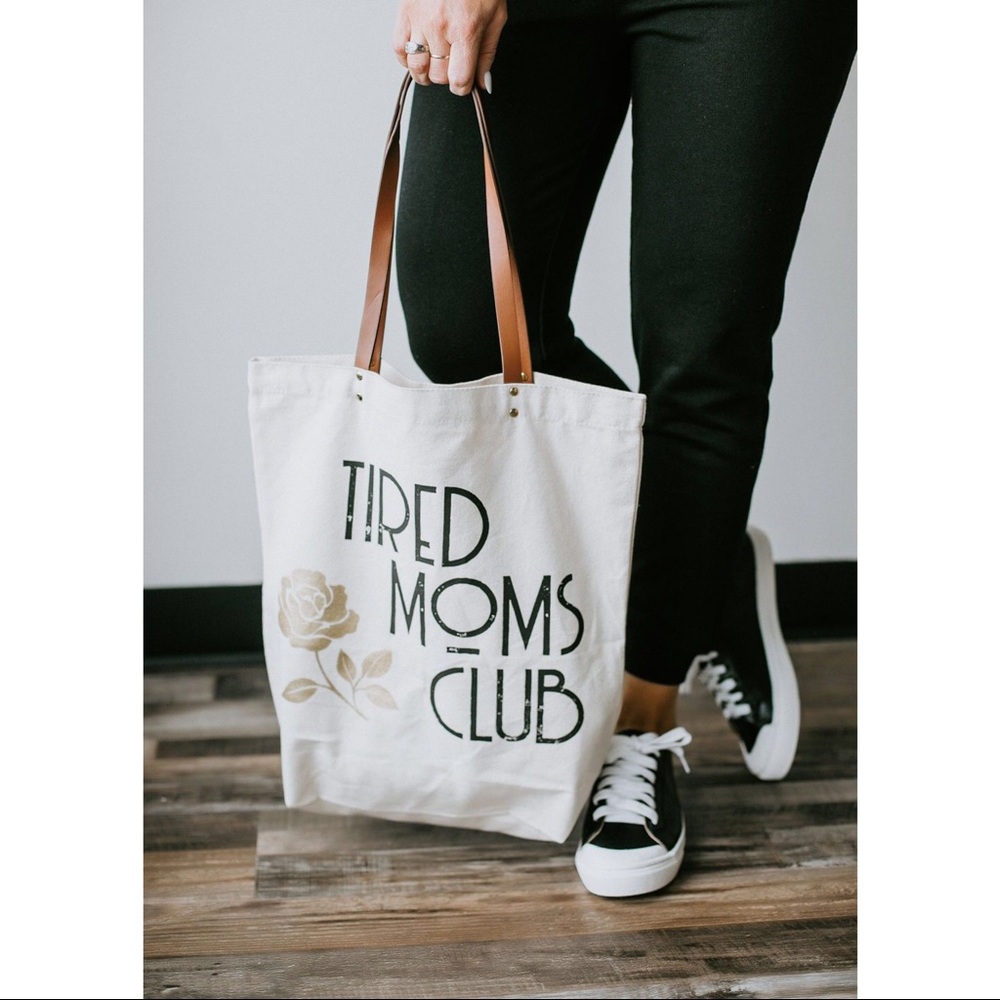 🆕 Tired Mom’s Club Tote Bag